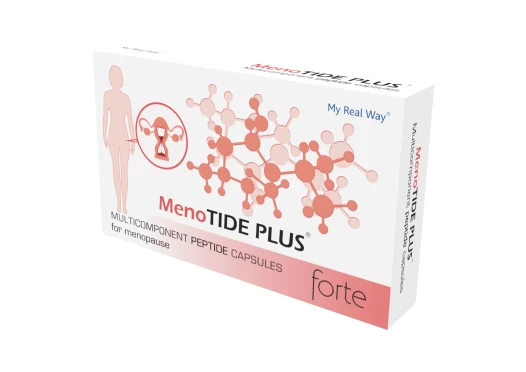 Peptidai menopauzės laikotarpiu „MenoTIDE PLUS forte“