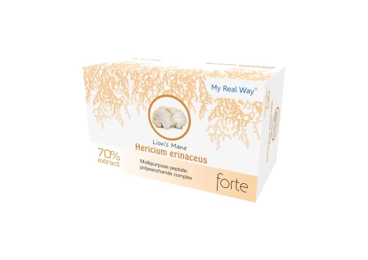 Liūto karčiai grybo ekstraktas „Hericium erinaceus 70%“ 90 tablečių